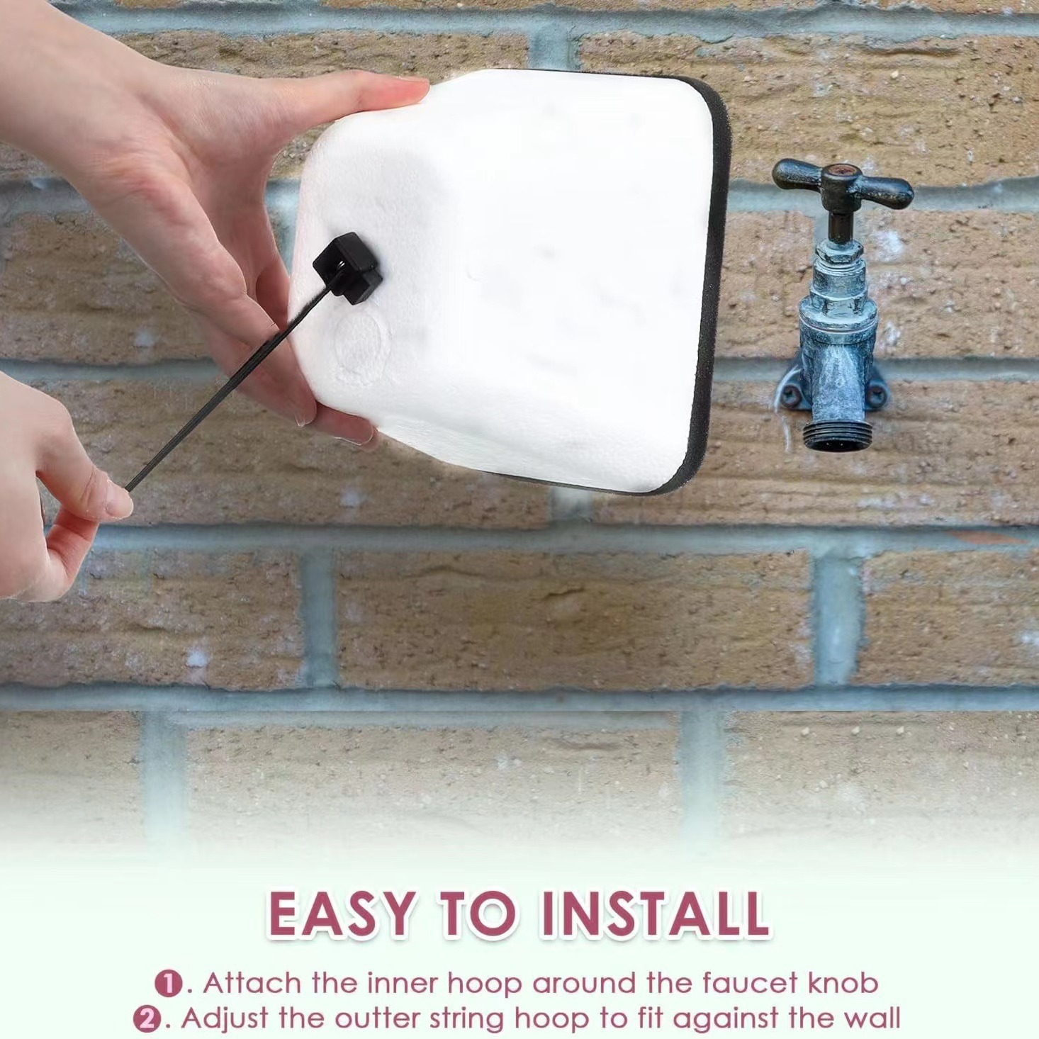 Outdoor Winter foam faucet anti-freezing protective cover anti-icing thermal insulation maintenance tube protective cover thermal protective cover