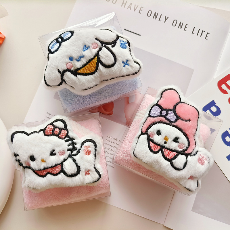 Cute Sanrio KT towel wedding gift towel children's towel baby full moon towel hand gift wholesale