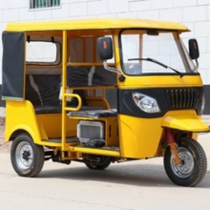 Трехколесный пассажирский транспорт, экспорт, топливный трицикл Tuk-Tuk для Африки
