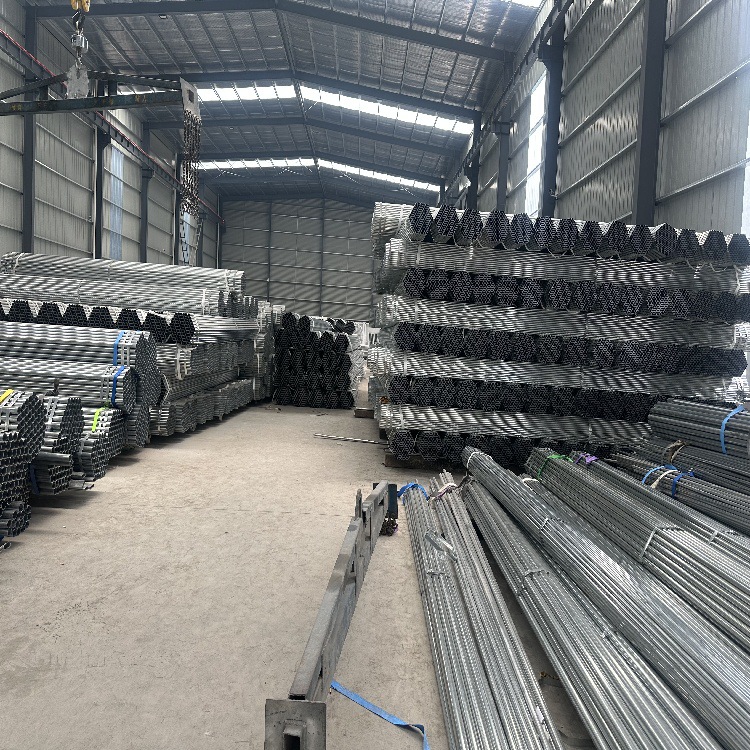 Spot Zinc-Aluminum-Magnesium Round Pipes, Hot-Dip Galvanized Pipes for Fire Protection, Thin-Walled Aluminum-Magnesium-Zinc Greenhouse Pipes, All Specifications Can Be Processed
