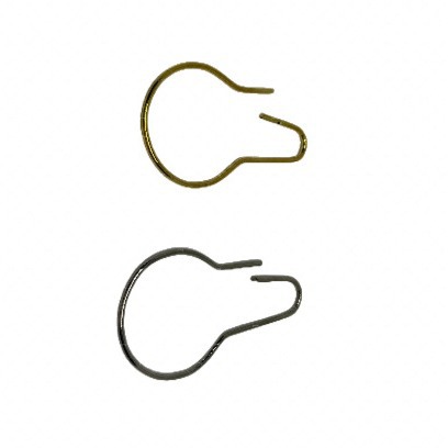 Beadless metal shower curtain hook gourd buckle metal rust-free Hook hardware shower curtain buckle factory direct wholesale