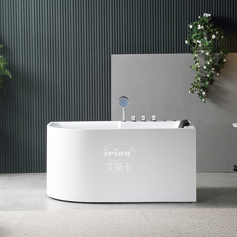 Supply acrylic hotel intelligent massage bath independent adult constant temperature lights bubble net red bathtub