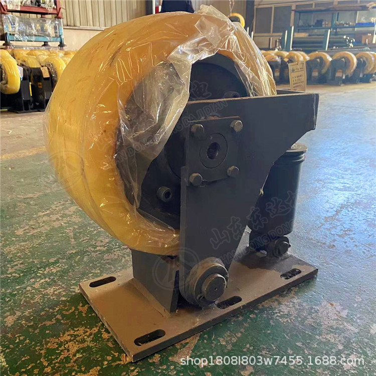 Ls30 Shaft Cage Lifting Wheel, Polyurethane Wheel Leather with Long Life, Three Locking Wheel Heads, Safety Roller Tank Ears