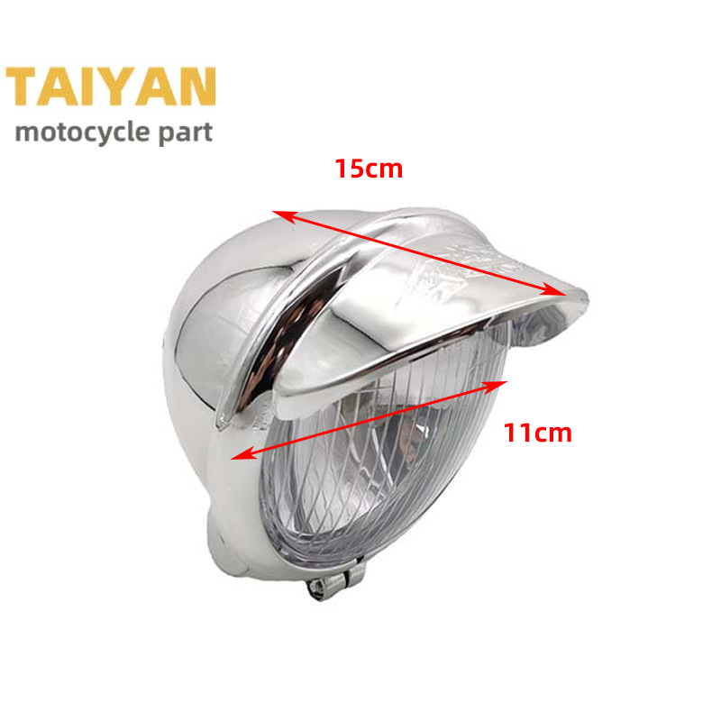 Motorcycle Modified fog light suitable for Harley Prince side light GN125 mausoleum Prince cruise car front fog light