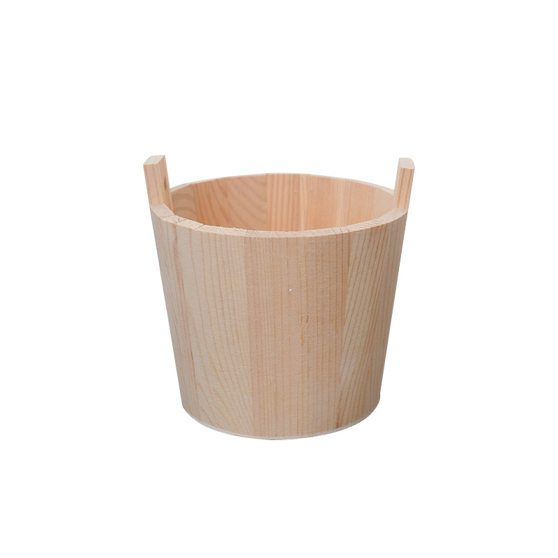 Binaural Wooden Barrel Children's Wooden Beach Barrel Sachlet Pine Barrel Spice Round Solid Wood Sundries Storage Wooden Barrel