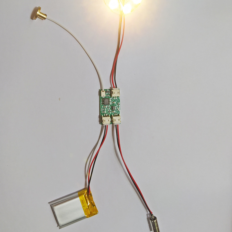 led touch control board 5V night light single and double color stepless dimming touch control board charging touch circuit board
