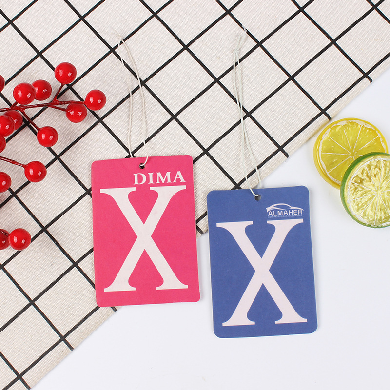 Manufacturer Customized Paper Car Perfume Tablets Car Air Outlet Fragrance Tablets Car Paper Fragrance Tablets Customization