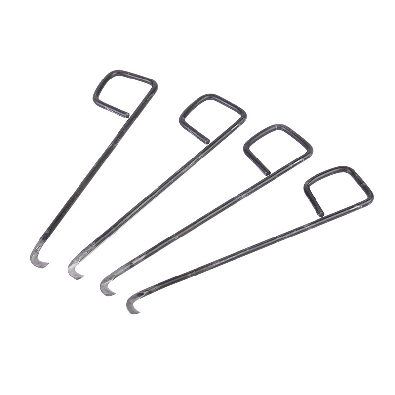 No. 10 square handle knotted knife webbing machine accessories hook knife spinning mill yarn cutting hook knife square handle yarn cutting knife