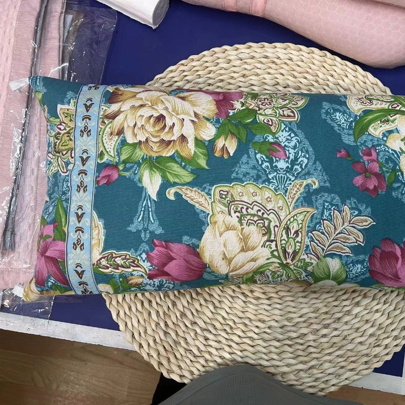 Cotton coarse cloth buckle Palace pillowcase pillow inner cover height adjustable cervical vertebra pillowcase pillowcase manufacturers stall Super