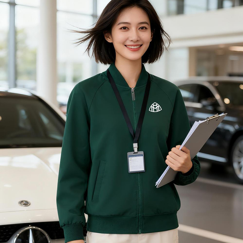 Элитная рекламная рубашка, бейсбольная куртка, осенний повседневный летный жакет для мужчин, высококачественная рабочая одежда 4S магазина