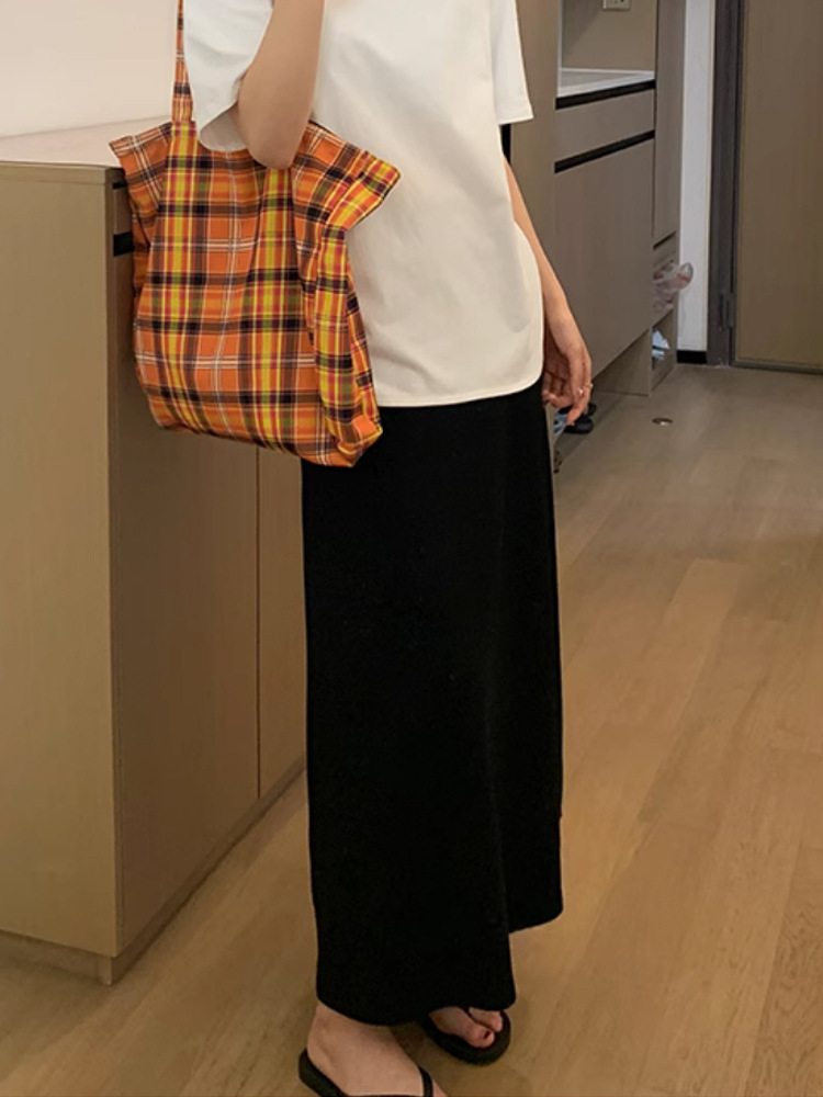 Pregnant Women's Skirt for Summer 2025 New Style Non-supporting Abdominal Non-bellied Mid-length Sheath Fishtail Skirt Long Skirt for Summer