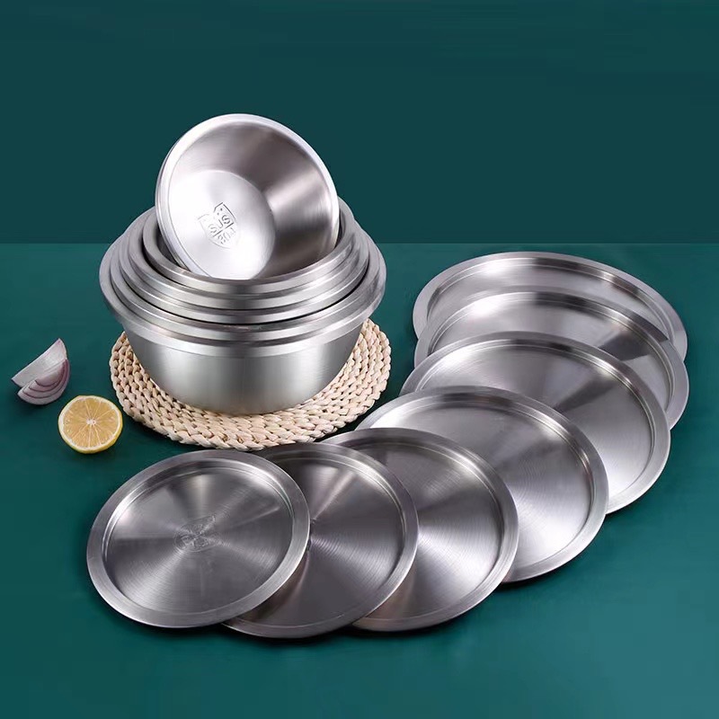 Крышка из нержавеющей стали, утолщенная, универсальная, для посуды диаметром 18-32 см