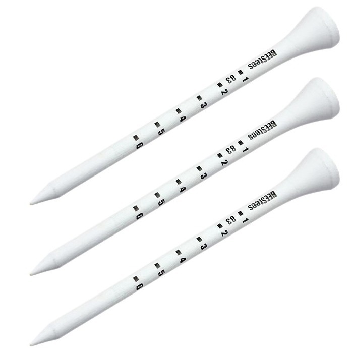 Bamboo Wood Spikes Manufacturer Supplies Digital Scale Printed Logo Outdoor Golf Bamboo Wood Wooden Spikes Golfftee
