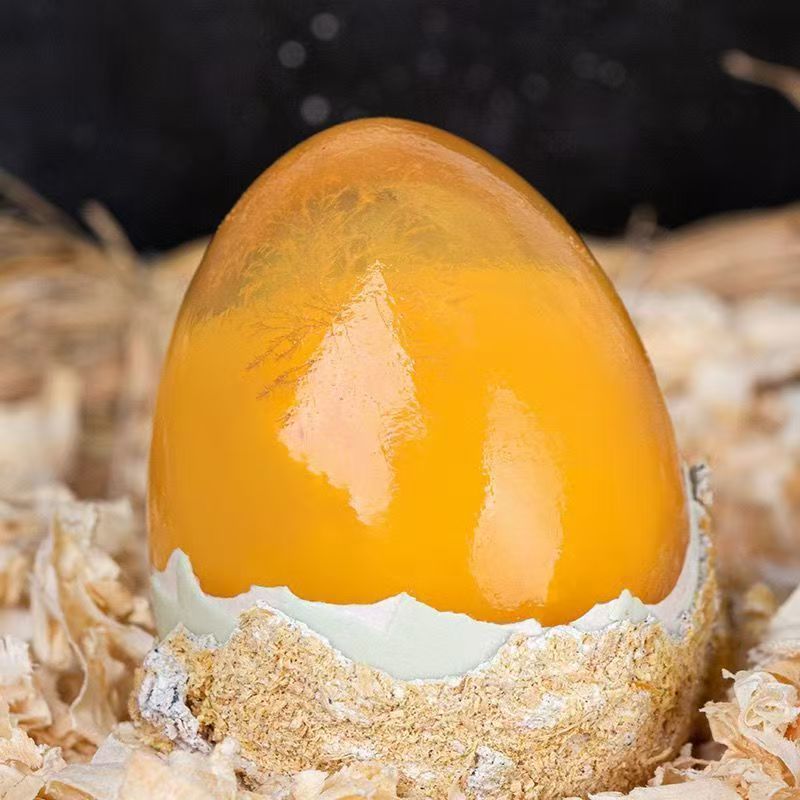 Preserved Eggs, Lead-Free Craft Yellow Heart Preserved Eggs, Authentic Sugar Heart Preserved Eggs, Gray Egg Wholesale Delivery