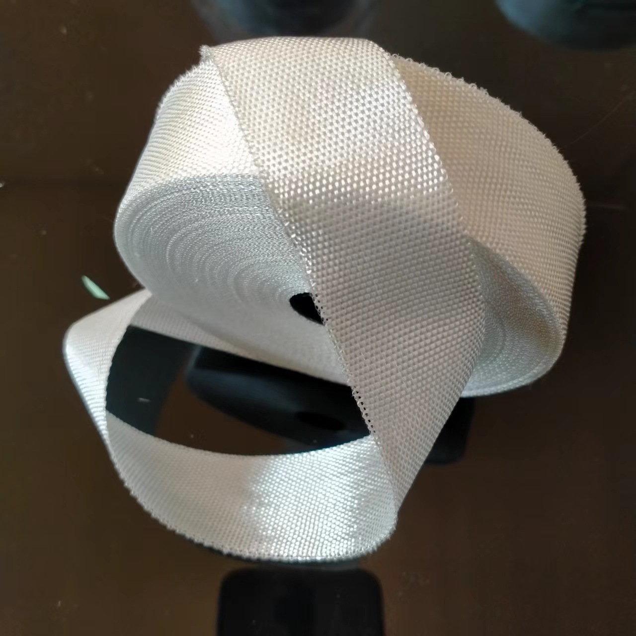 Motor Maintenance White Yarn Belt Manual Wrapping Edge Cloth Tie Tape Electrician Coil Tie Tape Polyester Cotton Heat Shrinkable White Cloth Tape