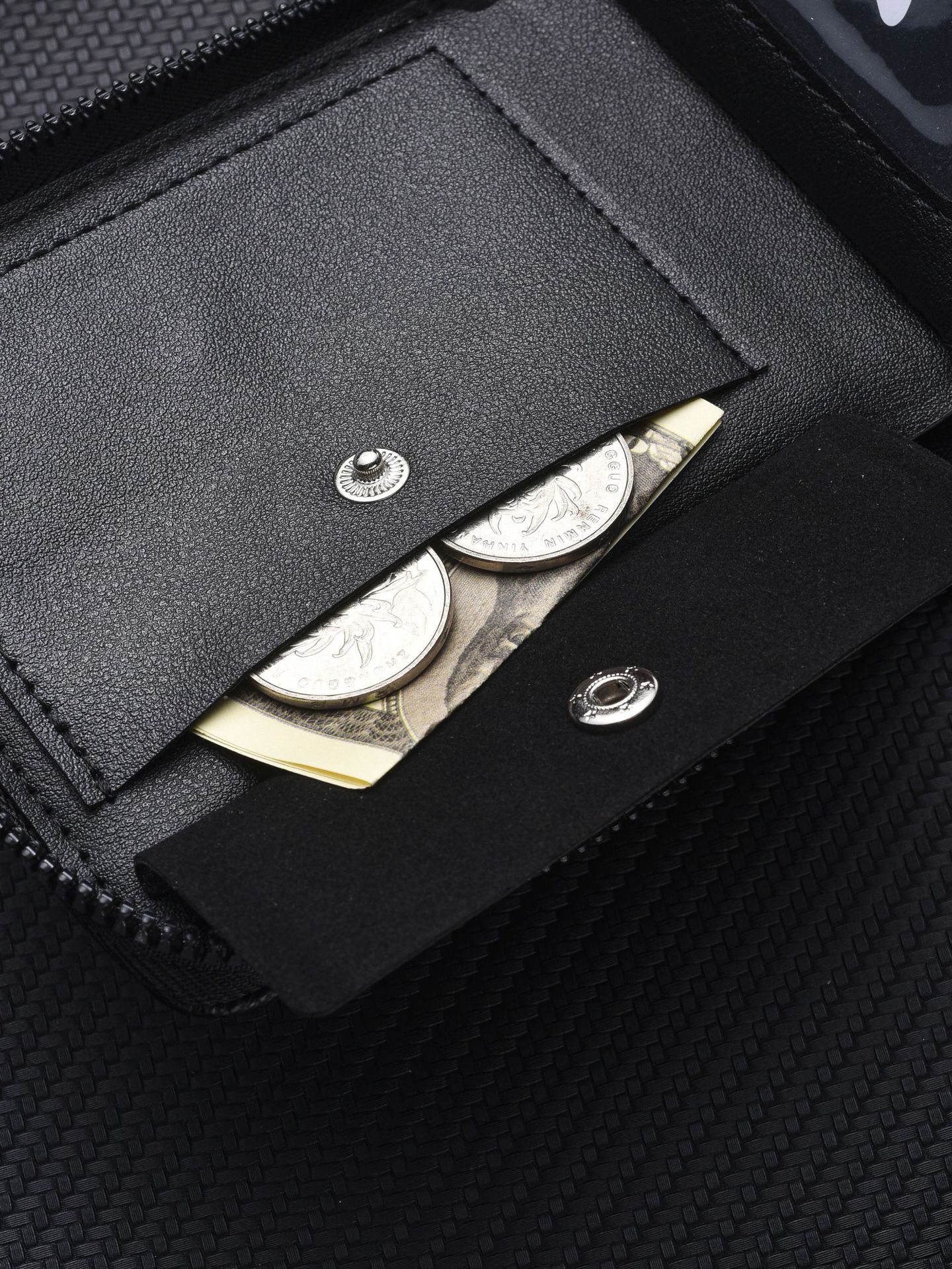 Men's Wallet Short Large Capacity Multi-Card Slot New Zipper Bag Id Bag Multi-Functional Coin Purse Manufacturer Wholesale