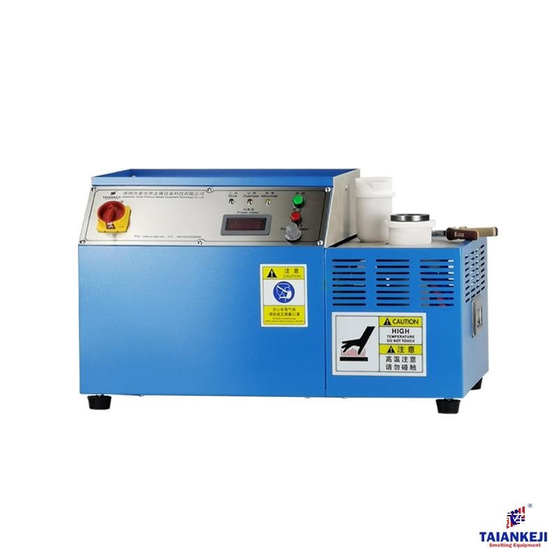Small Gold and Silver Induction Heating Integrated Graphite Crucible Metal Medium Frequency Smelting Furnace