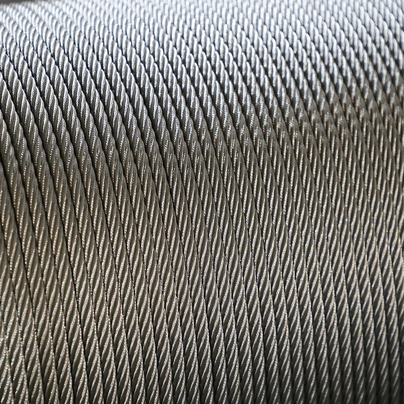 304 stainless steel wire rope 7*7-7*19 wire rope crane for clothes drying tower crane lifting traction 304 wire rope