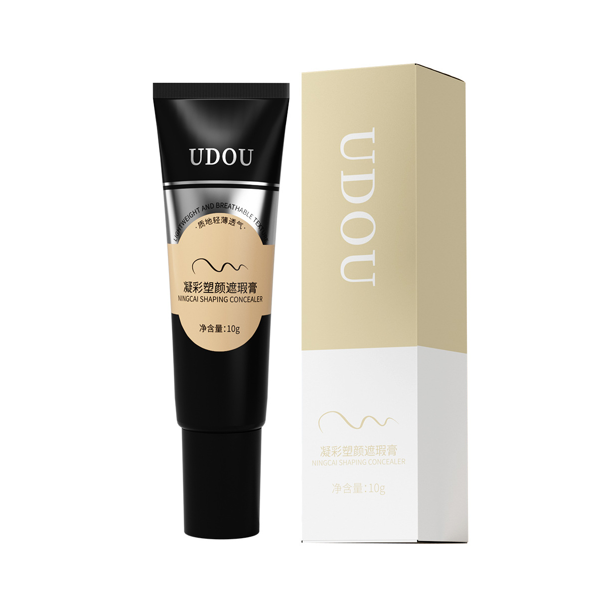 Udou Color Sculpting Concealer Natural Long-Lasting Makeup Base Brightening Skin Tone Anti-Smudge Contouring Concealer