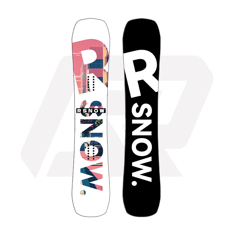 Сноуборд Rsnow Peach Blossom для взрослых и детей, гладкий сноуборд для начинающих и среднего уровня