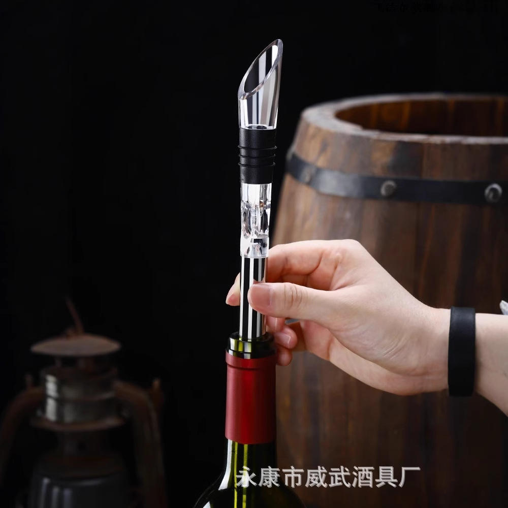 Manufacturer's Ready Stock Wholesale 304 Stainless Steel Red Wine Ice Wine Stick Ice Wine Dispenser Red Wine 3-in-1 Ice Wine Pourer