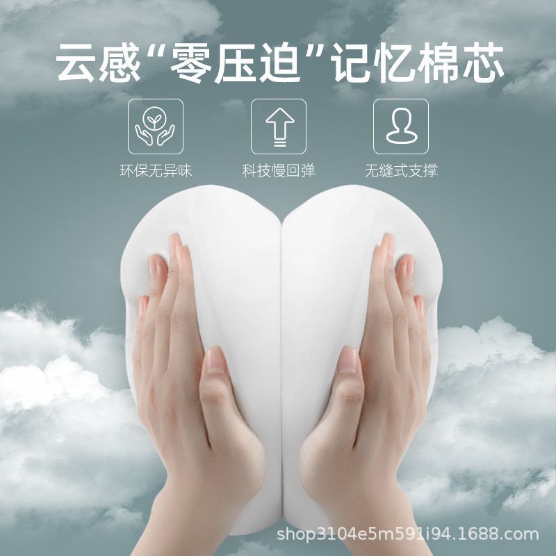 Car Lumbar Headrest Set Car Memory Foam Lumbar Support Cushion Lumbar Support Car Neck Pillow Four-season Universal Pillow Cushion