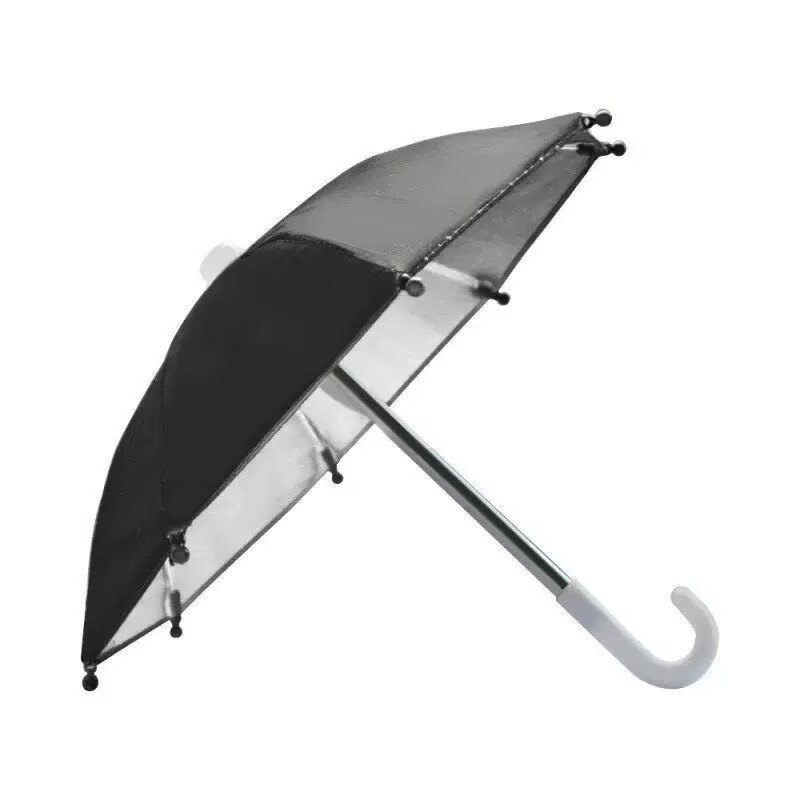 Motorcycle Small Umbrella, Motorcycle Mobile Phone Rain Cover, Sun Protection Umbrella, Takeaway Waterproof and Rainproof Electric Vehicle Mobile Phone Parasol