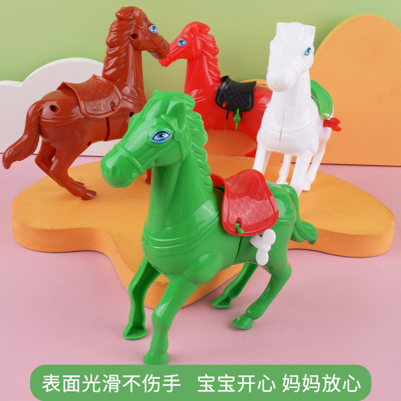 Stall selling children's gifts on the chain jump jump horse spring horse children's educational toys supply wholesale