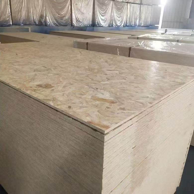 Formaldehyde-Free European Pine Board Enf Grade Osb Directional Particle Board Pine Light Steel Home Decoration Decoration Base Packaging Ceiling