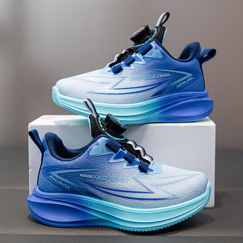 Children's Sports Shoes, Breathable Boys' Running Shoes, Spring and Autum New Ins Mesh Shoes, Shock-Absorbing Soft-Soled Boys' Casual Shoes