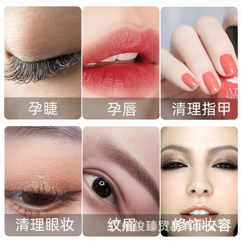 9cm pointed cotton swab tattoo makeup eyeliner beauty toothpick cotton swab ultra-fine small cotton swab ultra-fine cleaning stick