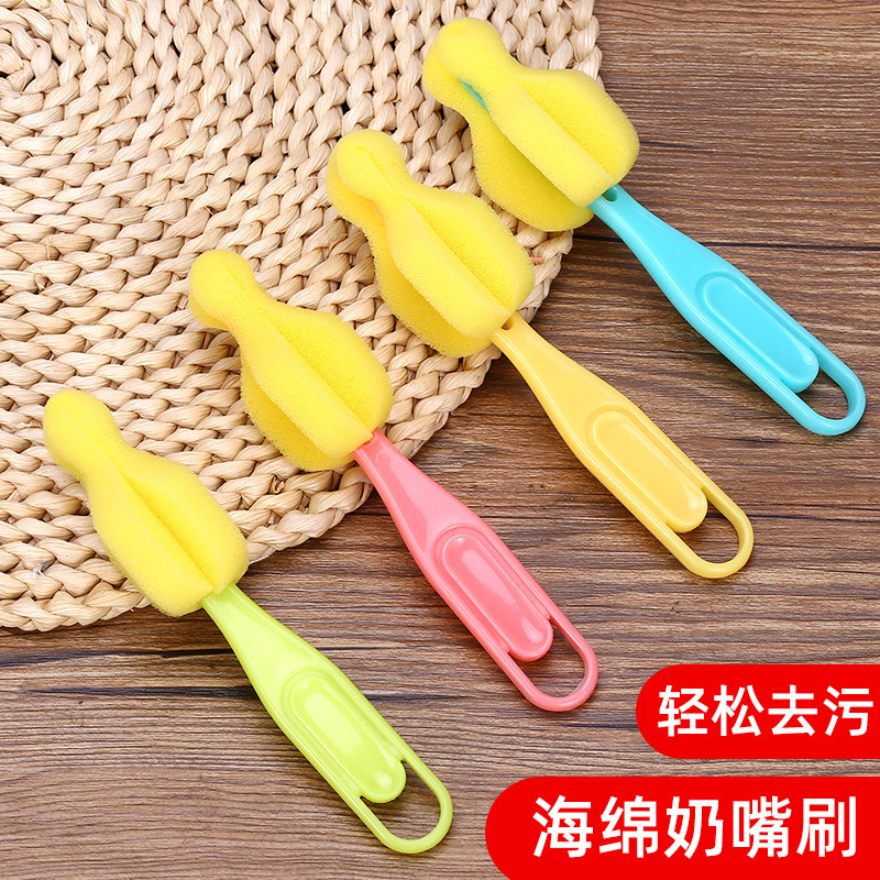 Отдельная упаковка, щетка для мытья сосок, губка для чистки бутылочек, щетка для бутылочек и сосок