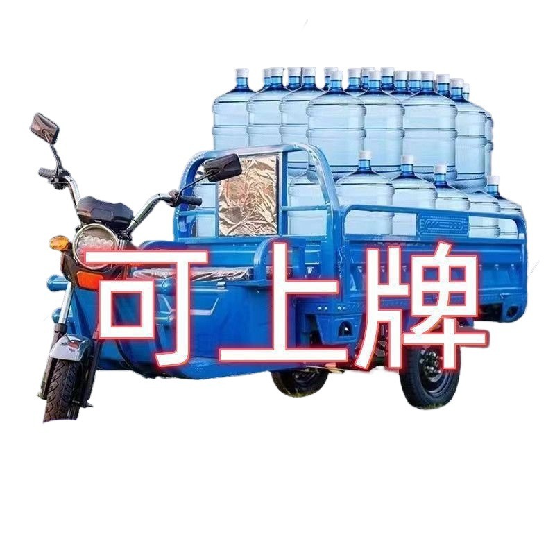 Electric Vehicle Tricycle Truck Mountainous Area New Agricultural Heavy-Duty Battery Truck Pull Truck Shed Express Freight