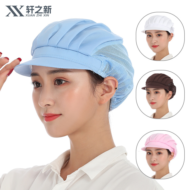 Рабочая кепка для детей на кухне, поварская, для ресторанов и столовых, пылезащитная, фабричная, без пыли