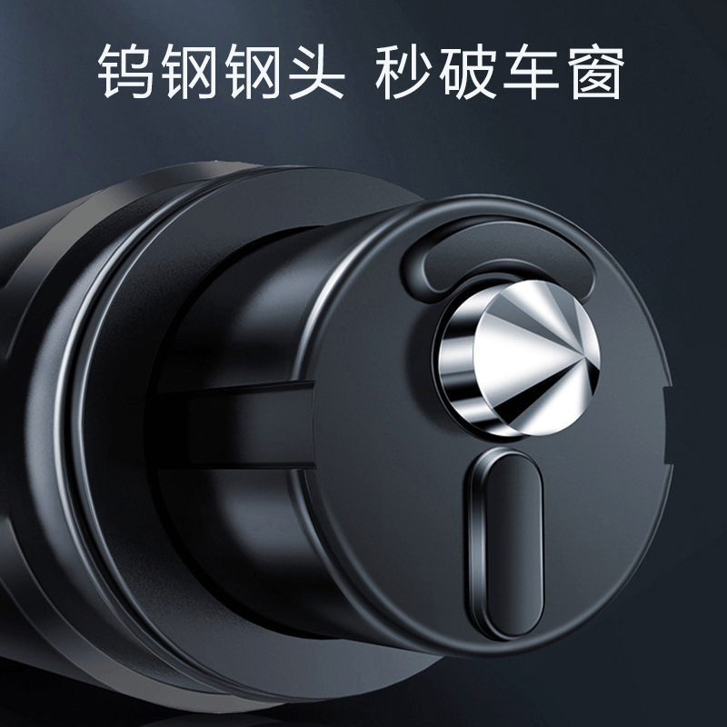 Car Window Breaker Emergency Escape Hammer Broken Window with Cutter Two-In-One Multi-Functional Metal Mini Car Safety Hammer