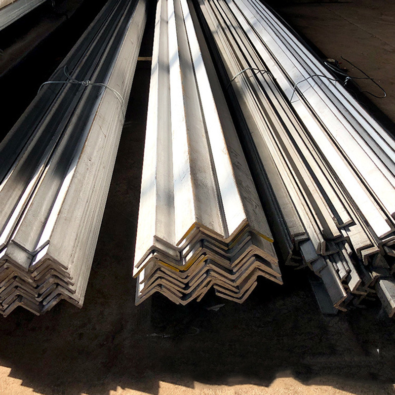 201 Angle Steel, 304 Stainless Steel Angle Iron, 321 Stainless Steel Unequal Side Angle Steel, Pickled Surface for Construction, Customizable Length