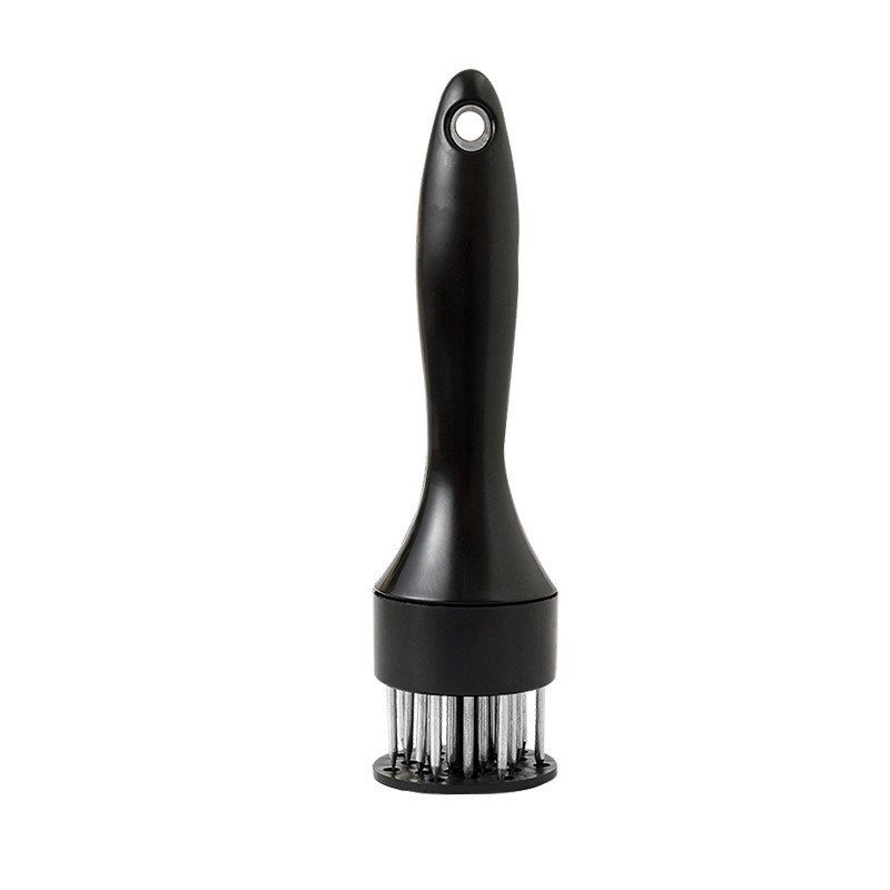 Household Stainless Steel Steak Hammer Loosen Meat Needle Household Meat Tenderizer Hole Breaking Tendon Hit Meat Hammer Buckle Meat Insertion Needle
