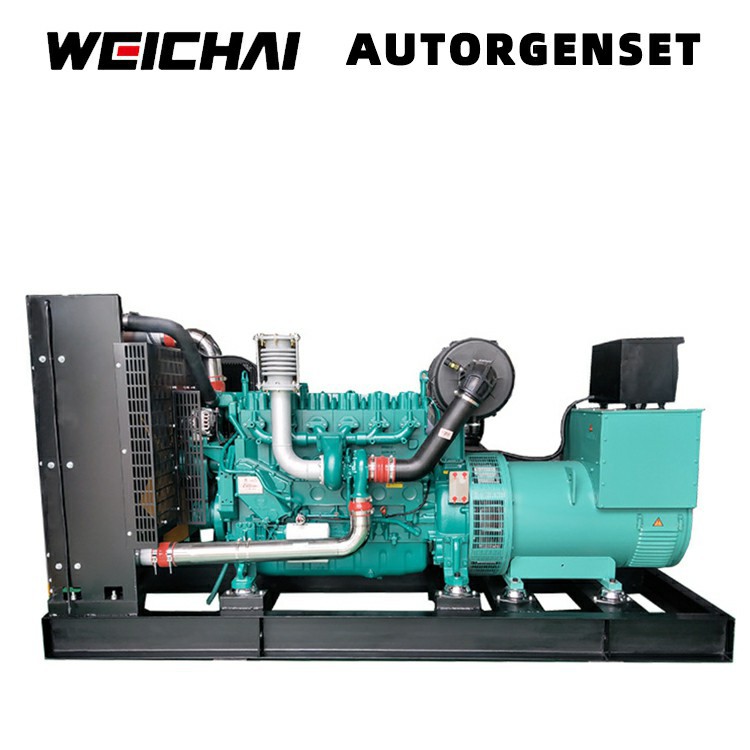 Cross-Border Mining Fully Automatic Three-Phase 600Kw Weichai Baudouin Outdoor Silent Diesel Generator Set High Power