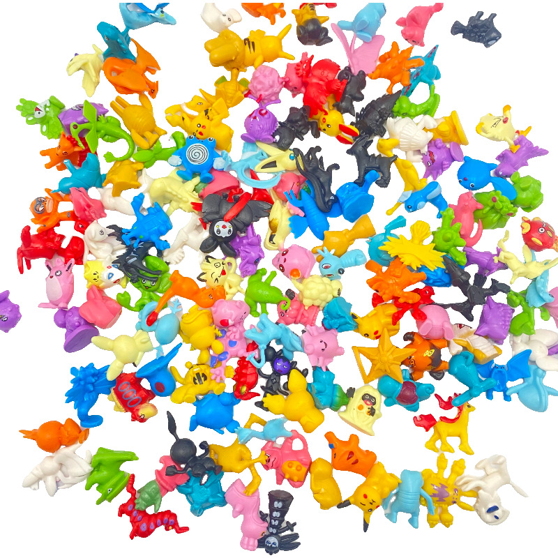 Cross-Border Pokemon Doll 144 Ornaments Magical Gacha Toys Handmade Office Baby Toys Wholesale