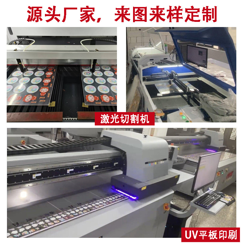 Acrylic Keychain Animation Sandwich Cartoon School Bag Pendant Custom-Made Two-Dimensional Backpack DIY Keychain Stand