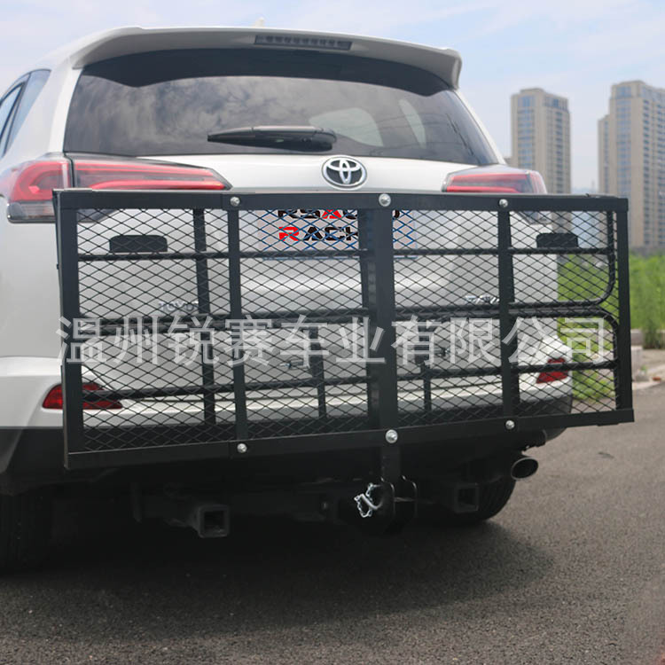 Suv Car Luggage Frame Suv Rear Tail Luggage Frame Mesh Car Luggage Rack Iron Rear Drag Bucket Rear Carrier