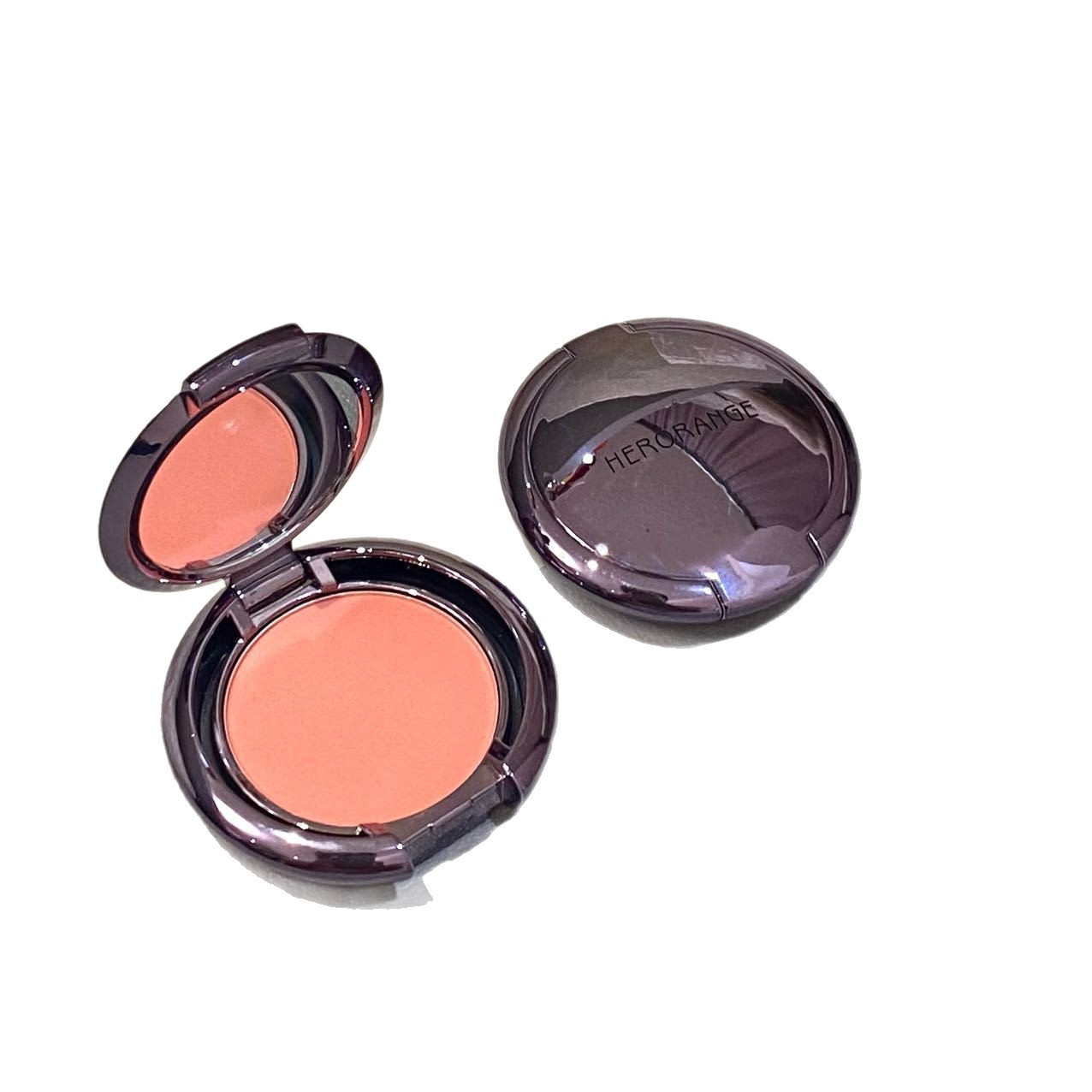 Herorange~Abundant Velvet Blush Powder, Delicate and Natural Nude Makeup, Korean Style Tender Girl Whitening Blush