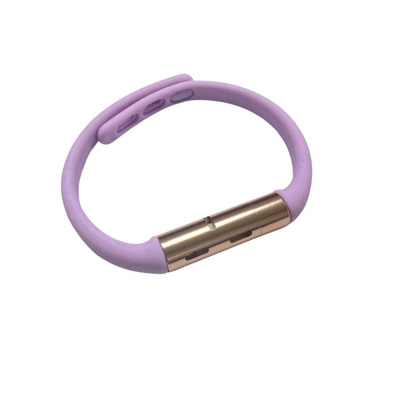 Silicone Mosquito Repellent Bracelet Metal Essential Oil Storage