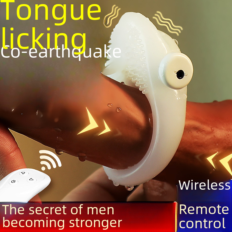 Ji you barbarian cow and bean vibration lock Semin ring male male vibration ring penis ring sexy adult sex products