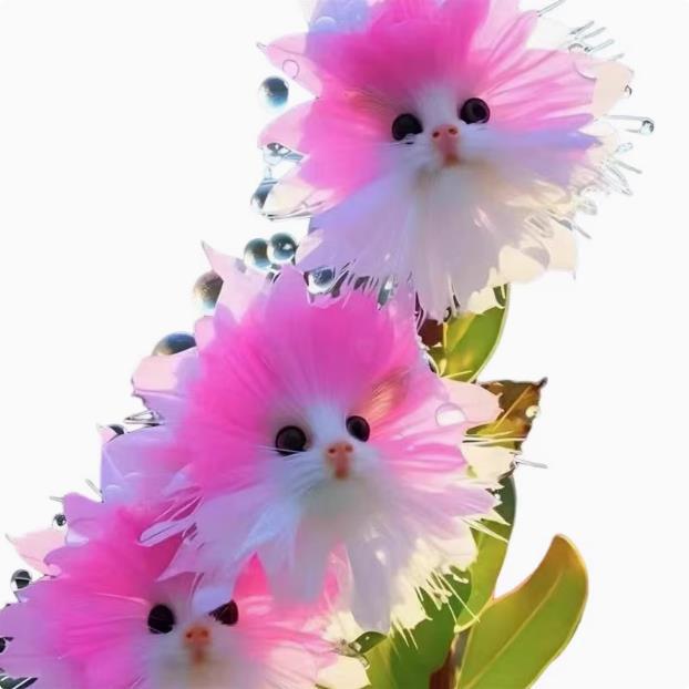 Hot-Selling Big-Faced Cat Orchid That Fills the House with Fragrance. New Potted Plant with Cute Appearance and Fragrant Fragrance to Remove Formaldehyde