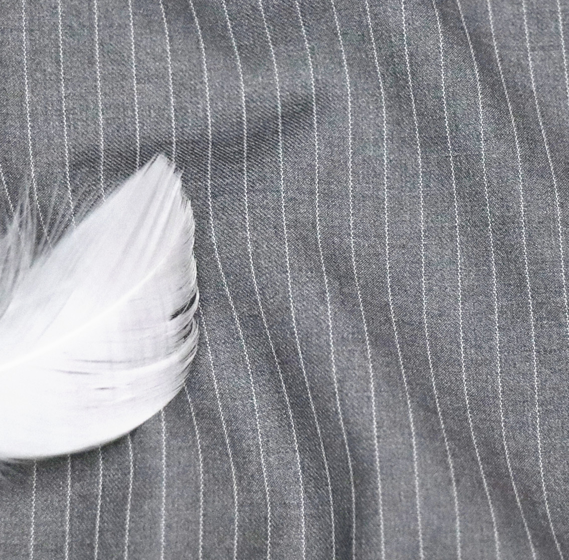 Factory striped tr fabric twill 320g suit business wear fabric spring and summer suit fashion fabric wholesale