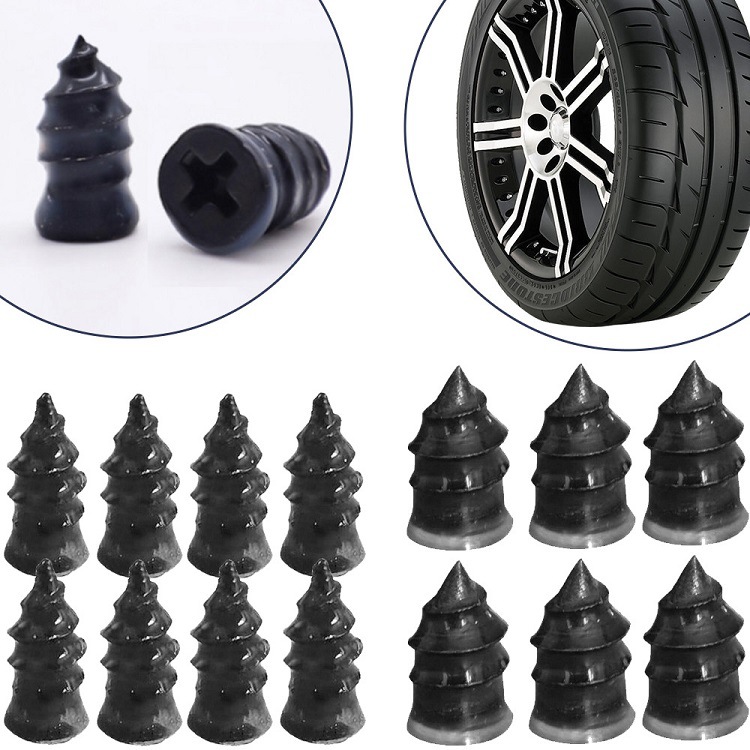 Car vacuum tire repair rubber nail tire repair kit car repair screw tire repair artifact rubber screw