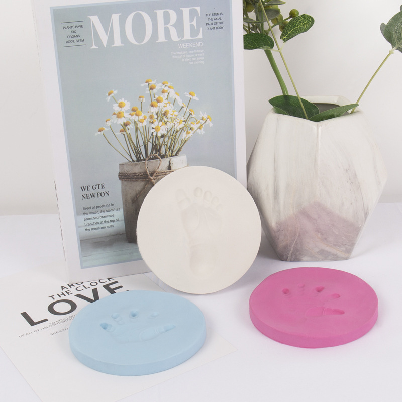 Baby hands and feet inkpad baby hands and feet mold 100 days full moon gift newborn hands and feet inkpad wholesale