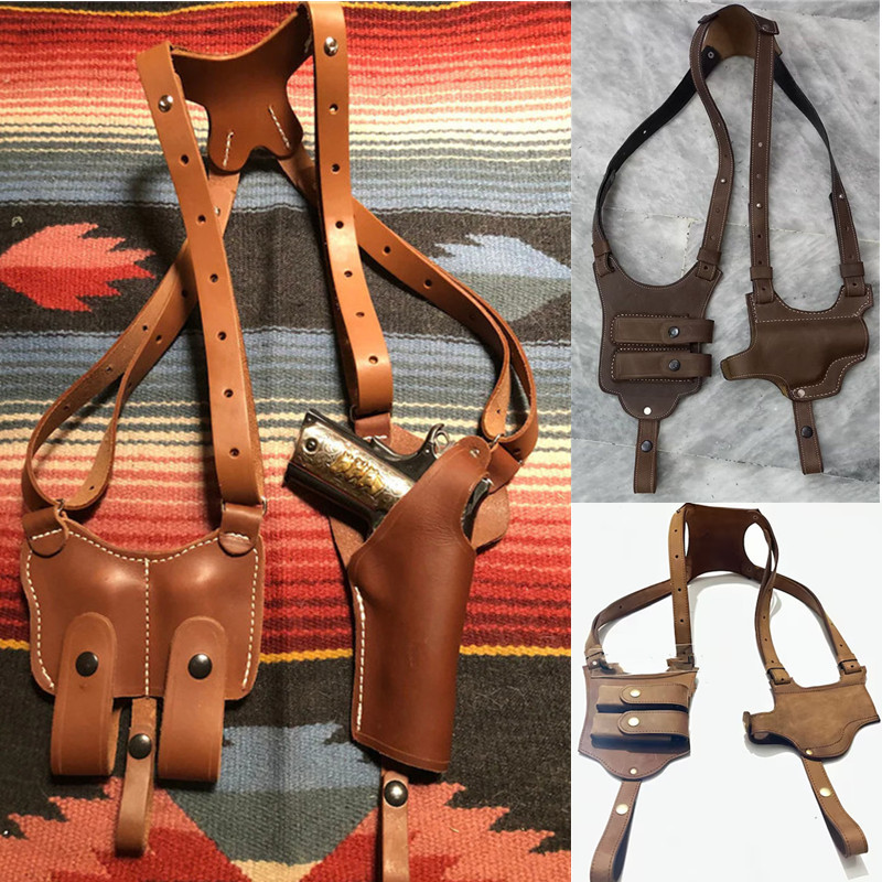 Новый средневековый стимпанк ретро рюкзак на ремне подмышки, кожаная сумка для оружия на Хэллоуин, косплей