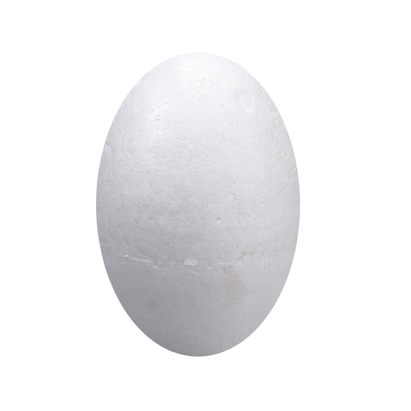 Factory Direct Supply Easter Solid Foam Egg Children's DIY Handmade Painted Material Kindergarten Styrofoam Ball